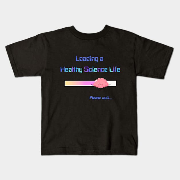 Brain loading... Kids T-Shirt by vickycerdeira